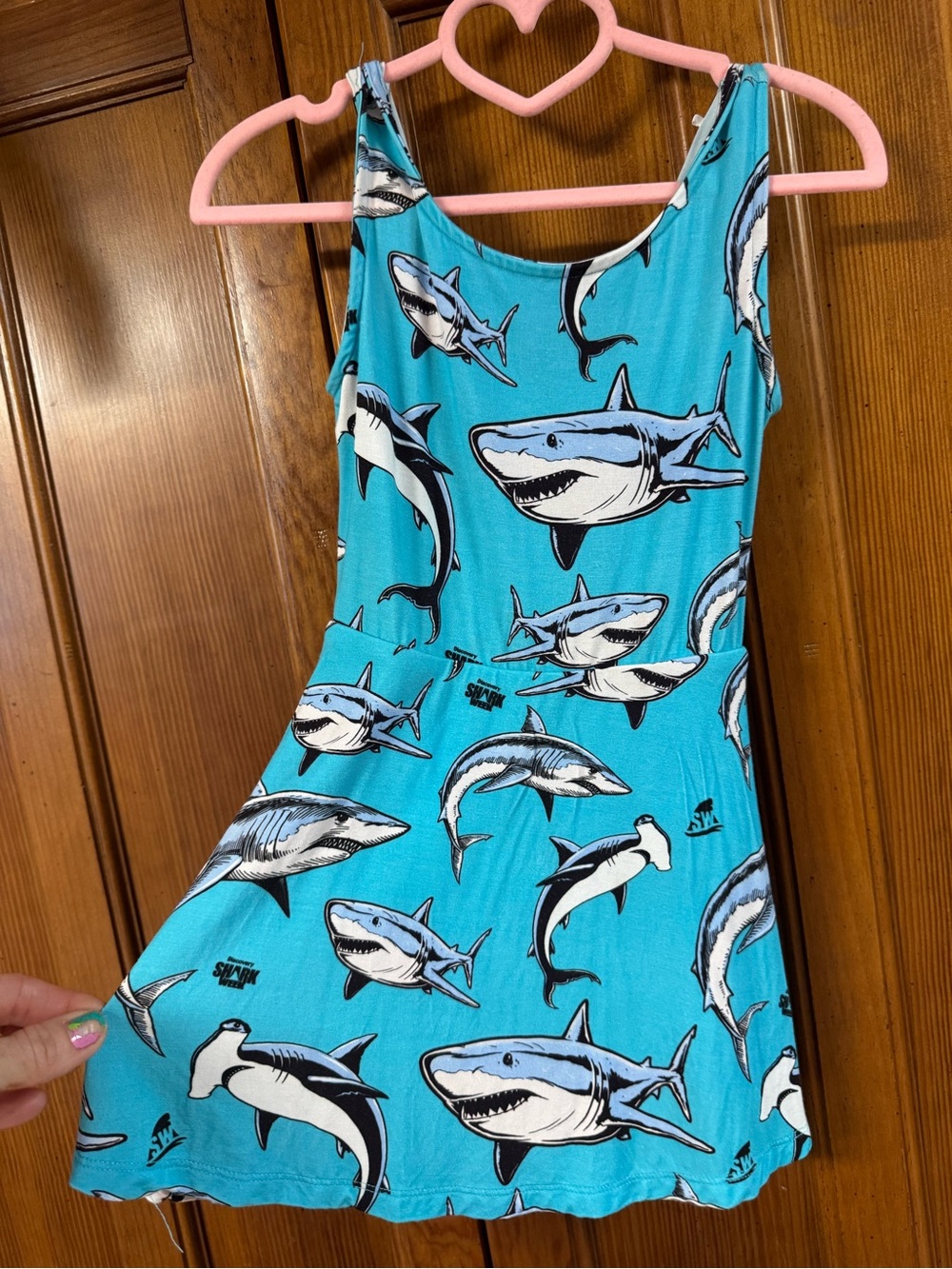 Bums & Roses Shark Week Twistback Dress